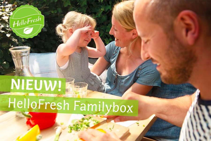 Familybox van HelloFresh gratis testen