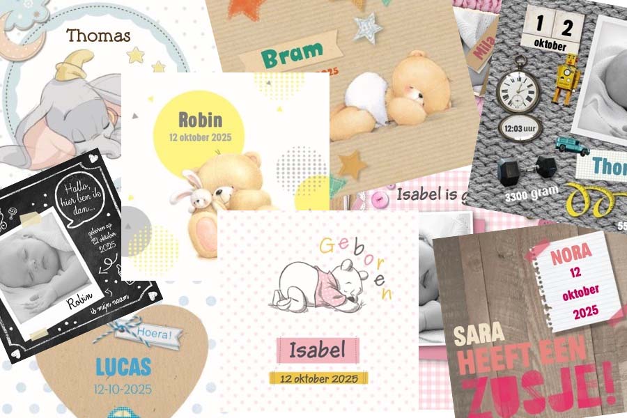 Geboortekaartjes trends en tips