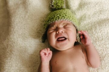 obstipatie baby, huilende baby