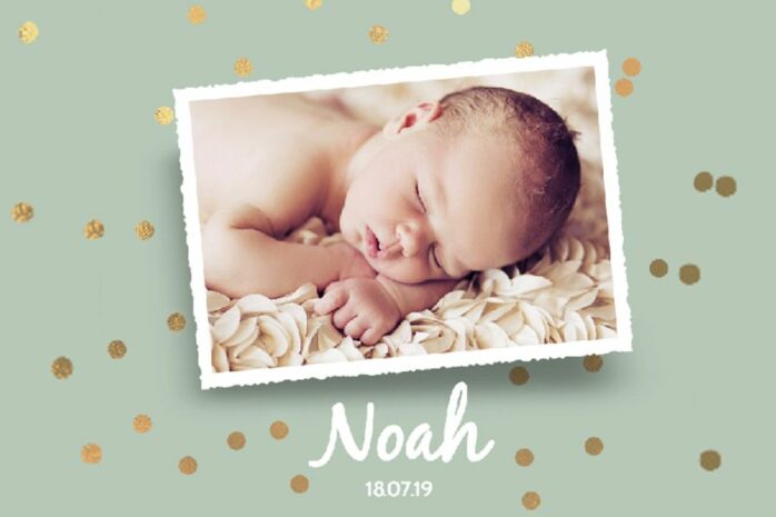 24 weken zwanger, geboortekaartjes