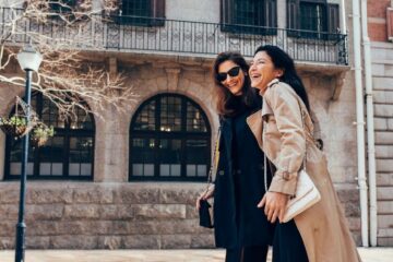 moeders zijn bezig met me-time, samen shoppen