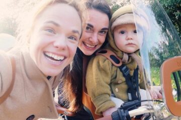 Scarlet en Joyce met zoon Hunter Ik vrouw van jou