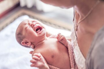 Baby heeft last van babykwaaltjes
