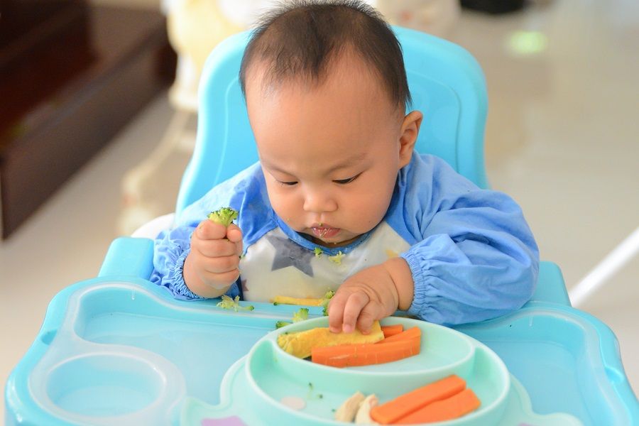 engel Achteruit Hoorzitting Voedingsschema baby 7 maanden: van prakje naar finger food – 24Baby.nl