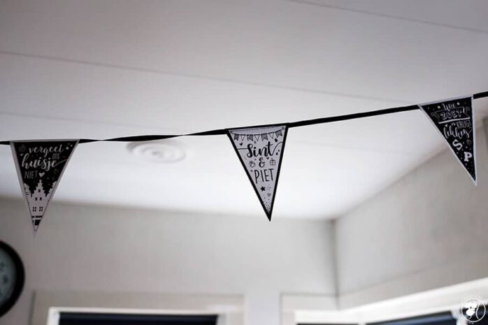 Slingers tijdens pakjesavond