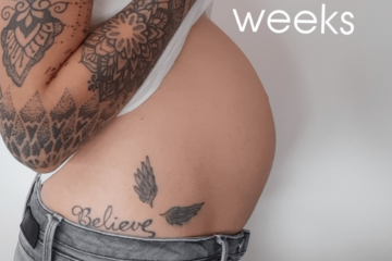 30 weken zwanger buik