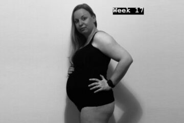 17 weken zwanger buik