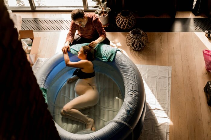 Badbevalling op de foto gezet door Kim Andringa fotografie