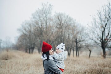 Moeder en kind met oud-Hollandse naam