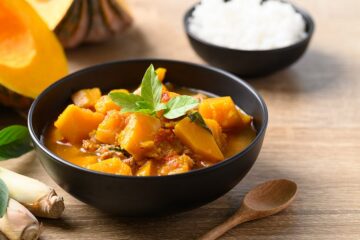 Zoete aardappel curry