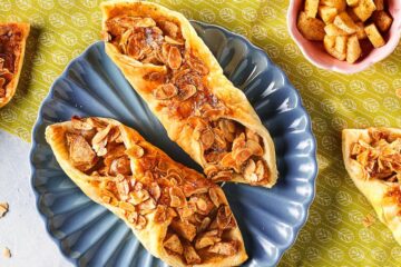 Appelflapjes met amandel