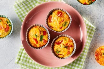 Hartige groente cupcakes