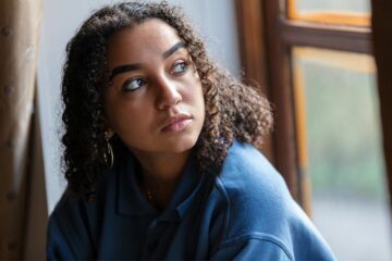 Vrouw met vaginisme is verdrietig