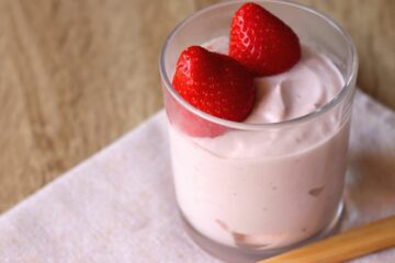 Yoghurt met fruit tussendoortje