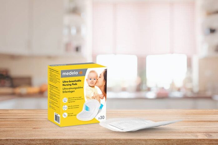 Zoogkompressen in verpakking