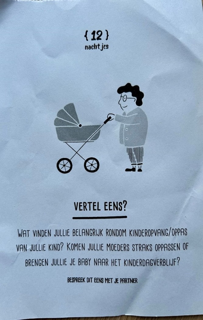 Aftelkalender waarop oma' genoemd wordt