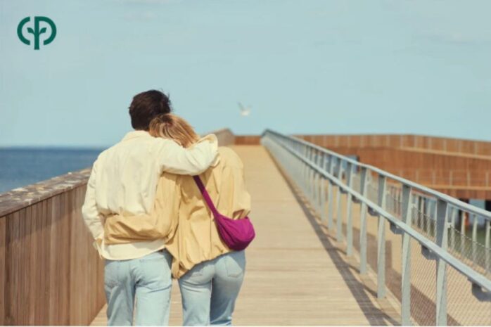 Een stelletje op Babymoon in Centerparcs