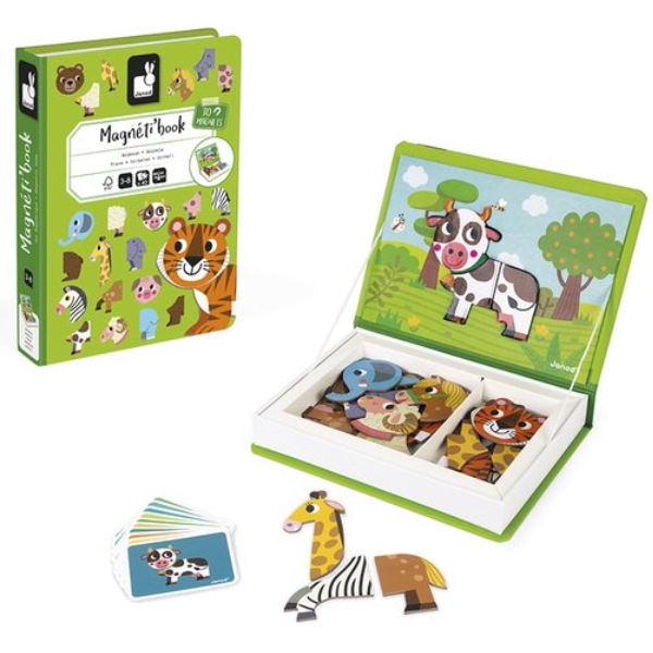 Janod - Magnetibook Dieren
