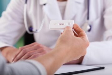 Een zwangerschapstest meet de hCG waarden