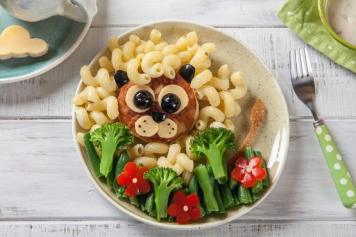 groenten voor peuter verstopt in food fun concept