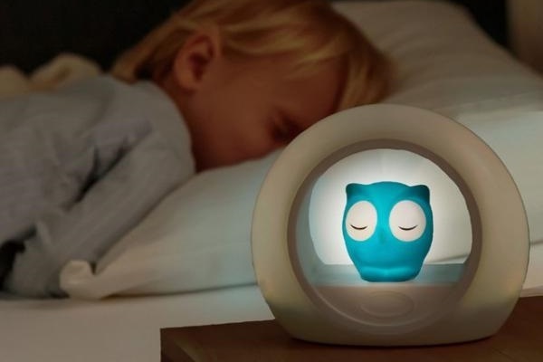 Kind voelt zich veilig dankzij een nachtlampje