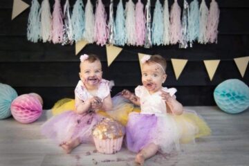 Smash cake van Yuna & Noé