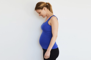 25 weken zwanger buik