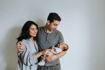 Ouders met pasgeboren kindje