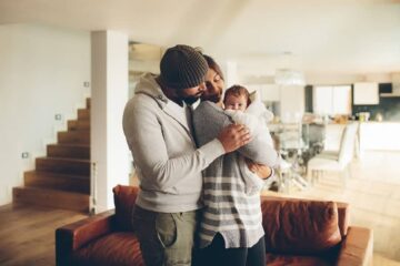 Ouders met pasgeboren baby