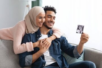 Stel heeft echo bij 9 weken gehad