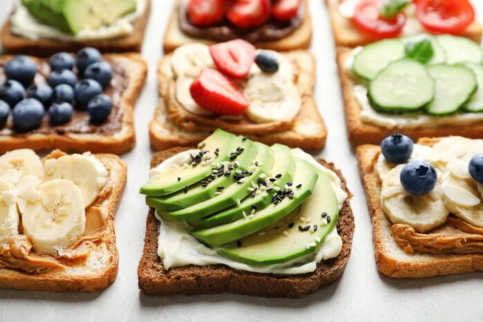 Brood met gezond beleg