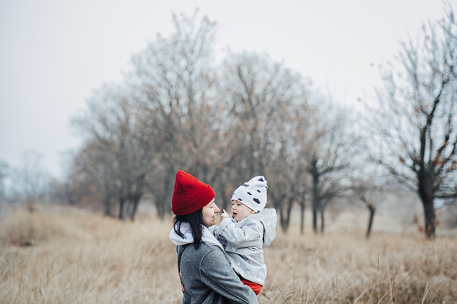 Moeder en kind met oud-Hollandse naam