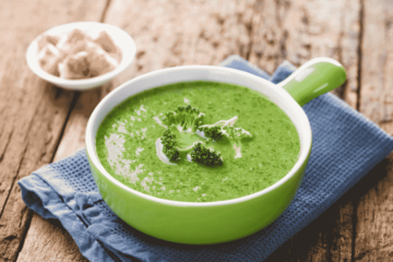 broccolisoep met stokbrood