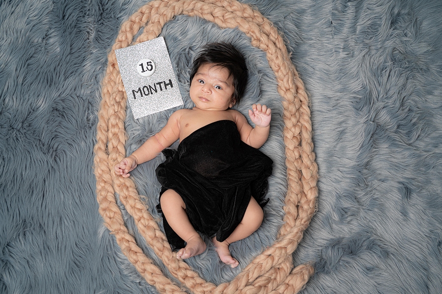 Fotoshooting mit Baby