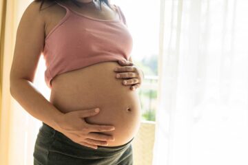 Schwangere mit Babybauch