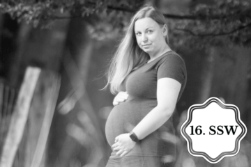 So wächst ein Babybauch in der 16. SSW.