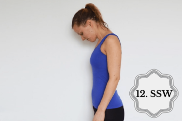 So sieht ein Babybauch in der 12. SSW aus.