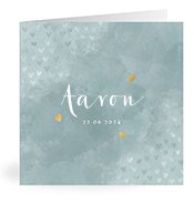 Geburtskarten mit dem Vornamen Aaron