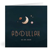 Geburtskarten mit dem Vornamen Abdullah