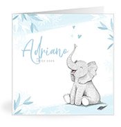 Geburtskarten mit dem Vornamen Adriano