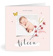 Geburtskarten mit dem Vornamen Aileen