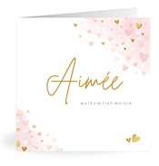 Geboortekaartjes met de naam Aimée
