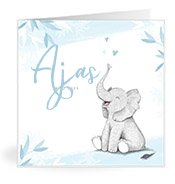 Geburtskarten mit dem Vornamen Ajas