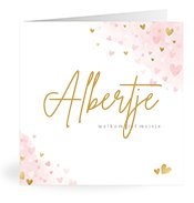 Geboortekaartjes met de naam Albertje