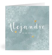 Geburtskarten mit dem Vornamen Alejandro