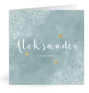 Geburtskarten mit dem Vornamen Aleksander