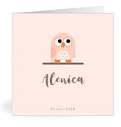 Geburtskarten mit dem Vornamen Alenica
