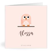 Geburtskarten mit dem Vornamen Alessa