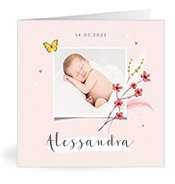 Geburtskarten mit dem Vornamen Alessandra