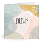 Geburtskarten mit dem Vornamen Alexis